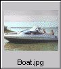 Our 21 ft Bayliner at New Smyrna Beach Florida